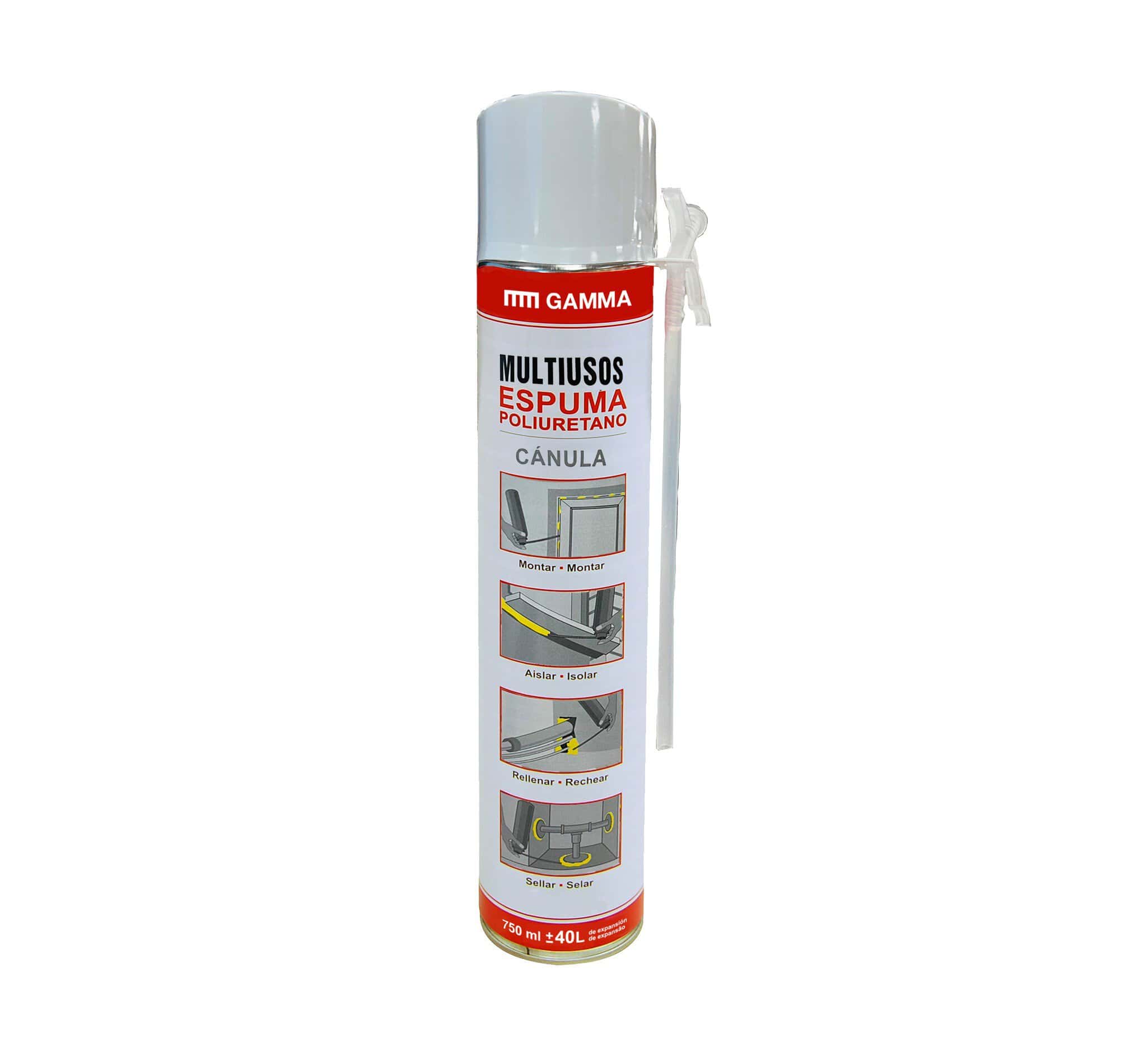 Cartutx Gamma escuma pu multiusos aerosol 750ml
